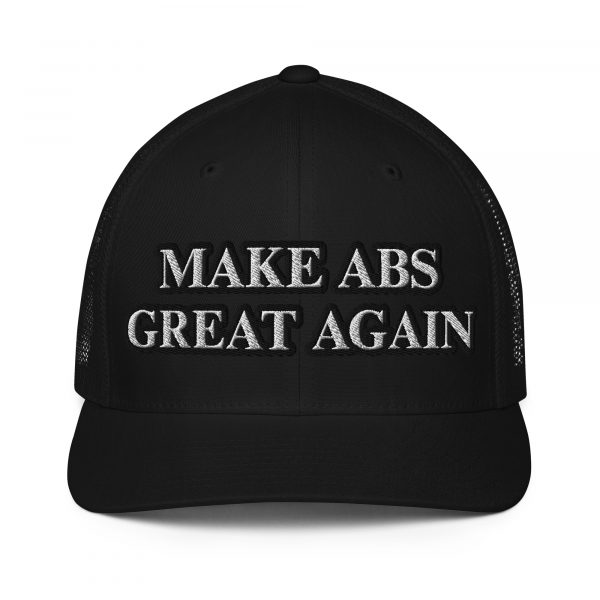 MAKE ABS GREAT AGAIN Closed-back trucker cap - Image 2
