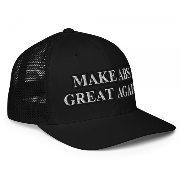 MAKE ABS GREAT AGAIN Closed-back trucker cap - Image 3