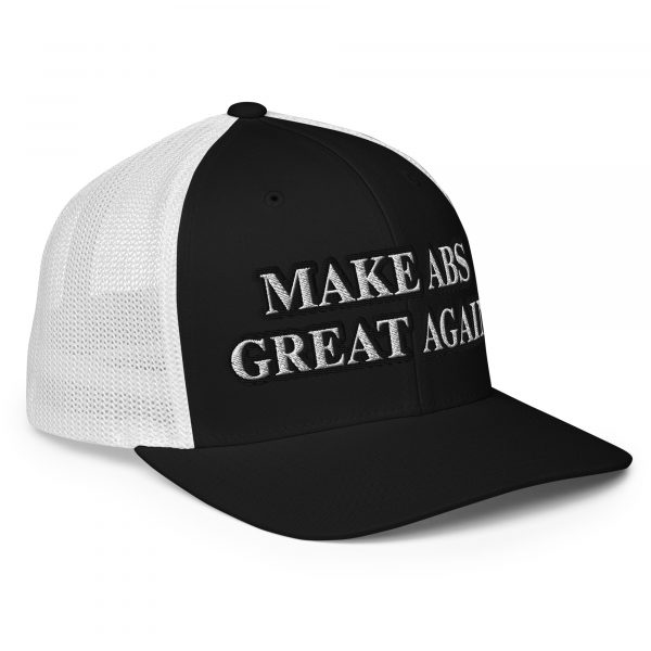 MAKE ABS GREAT AGAIN Closed-back trucker cap - Image 6