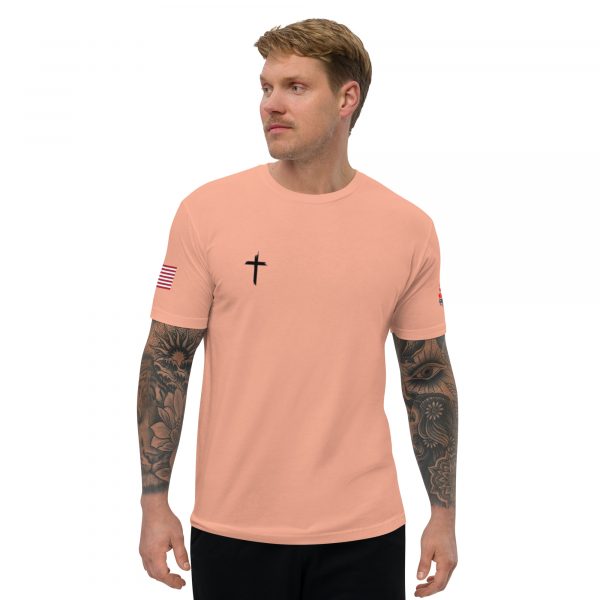Here I am, Lord.  Send Me. Isaiah 6:8 Short Sleeve T-shirt - Image 13