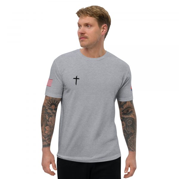 Here I am, Lord.  Send Me. Isaiah 6:8 Short Sleeve T-shirt - Image 9