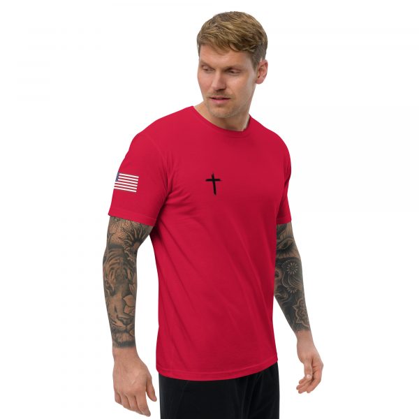 Here I am, Lord.  Send Me. Isaiah 6:8 Short Sleeve T-shirt - Image 4
