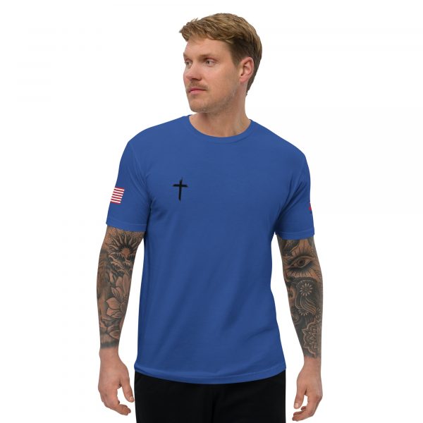 Here I am, Lord.  Send Me. Isaiah 6:8 Short Sleeve T-shirt - Image 5