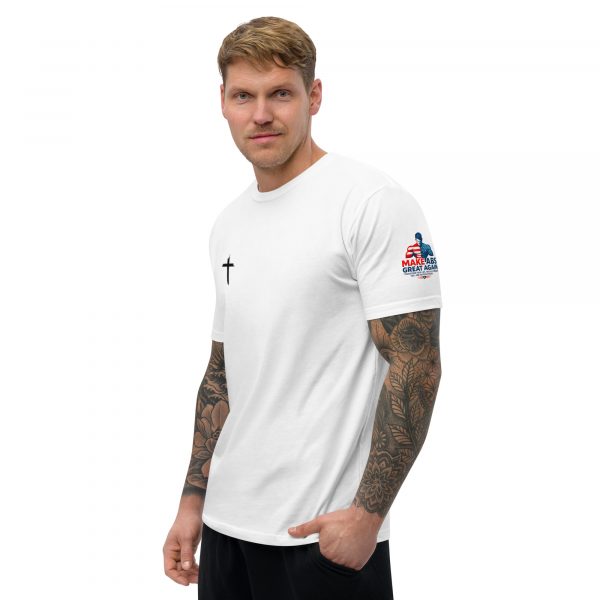 Here I am, Lord.  Send Me. Isaiah 6:8 Short Sleeve T-shirt - Image 23