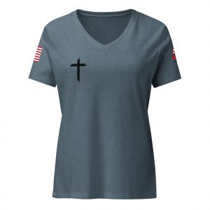Here I am, Lord.  Send me.  Isaiah 6:8 Women’s relaxed v-neck t-shirt